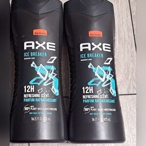 2 New AXE Ice Breaker Body Wash. 473ml X 2